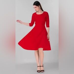 ann taylor red sweater dress Ribbed Button Sweater Dress